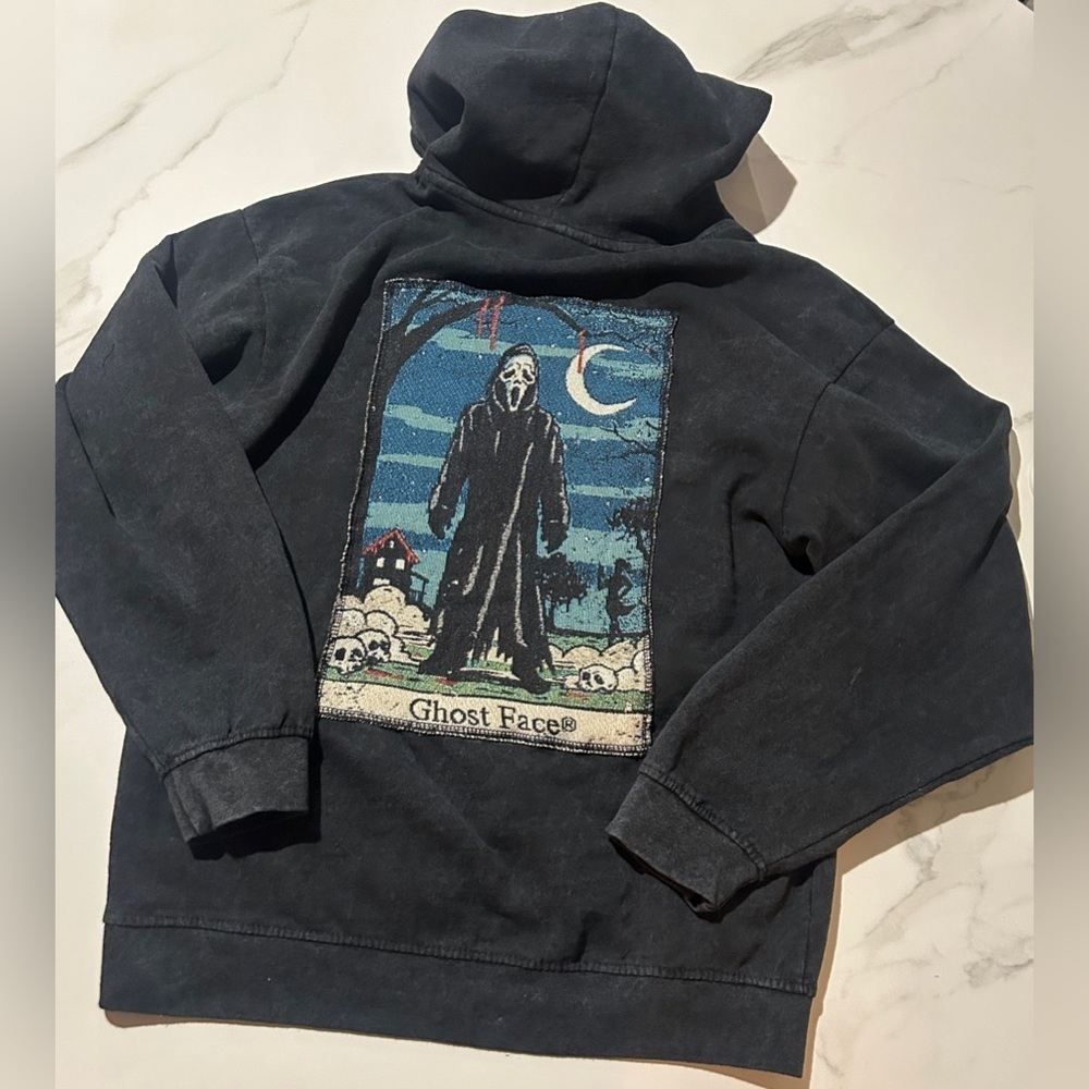 Ghost Face Drawstring
Hooded Sweatshirt size M - Picture 12 of 14
